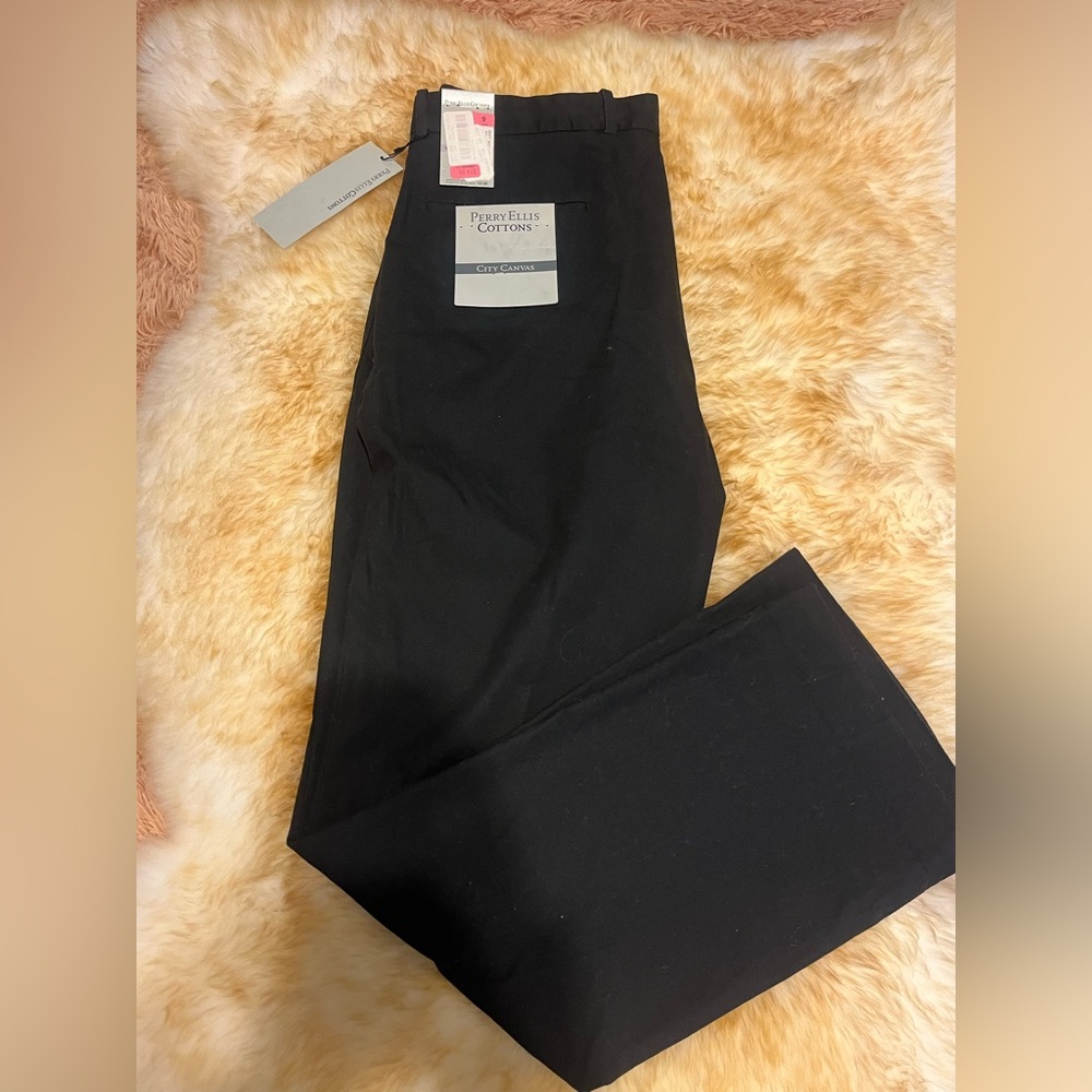 Perry Ellis NWT Cotton City‎ Canvas Men's Dress Pants – Size 32x30